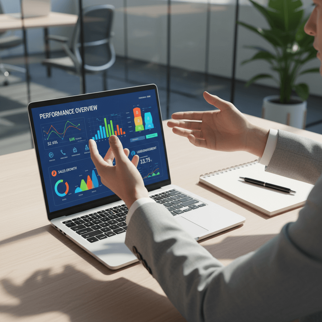 Market intelligence data analysis dashboard showing career value assessment